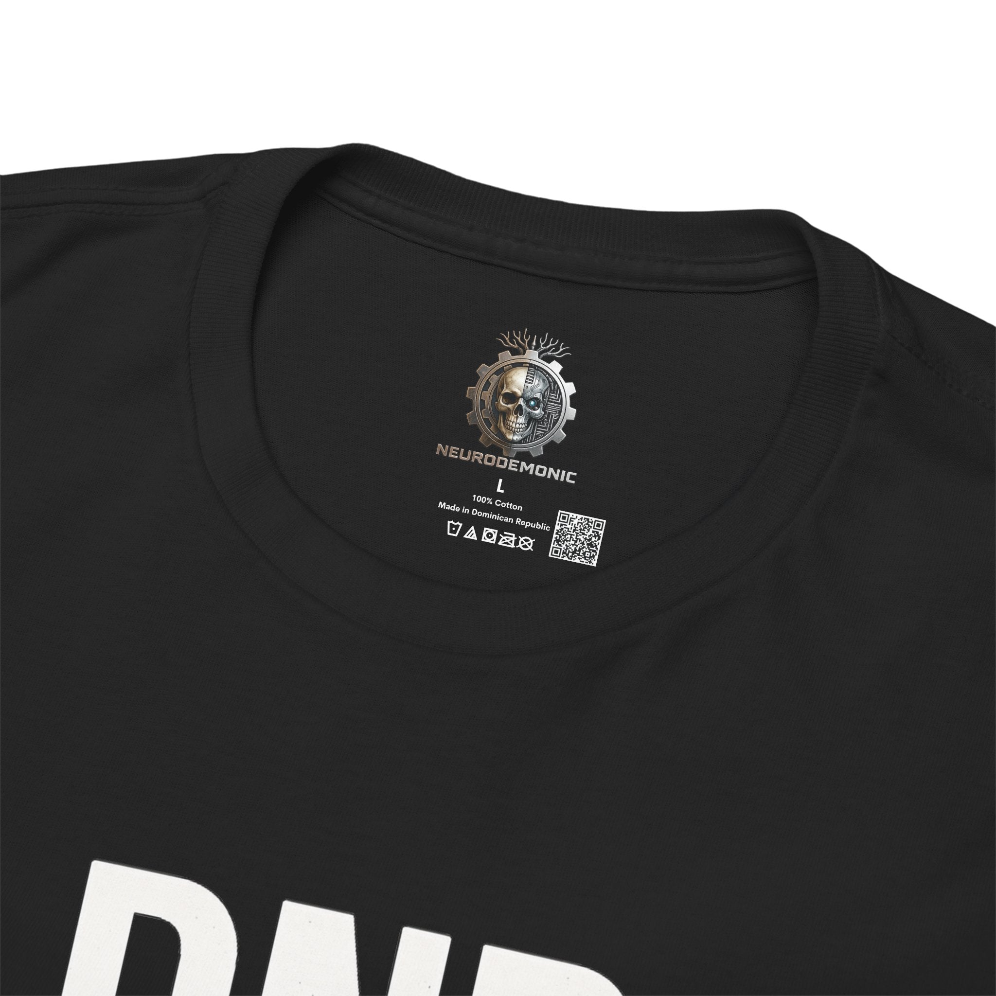 NeuroDemonic Electronic Music Genres T-Shirt — DNB Hardstyle Jungle Techno Graphic Tee