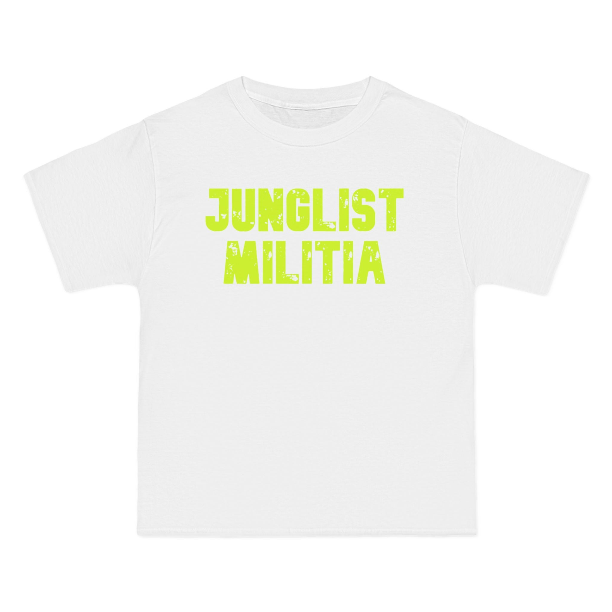 Beefy-T® JUNGLIST MILITIA Short-Sleeve T-Shirt- 12 Colors to choose from. All sizes.