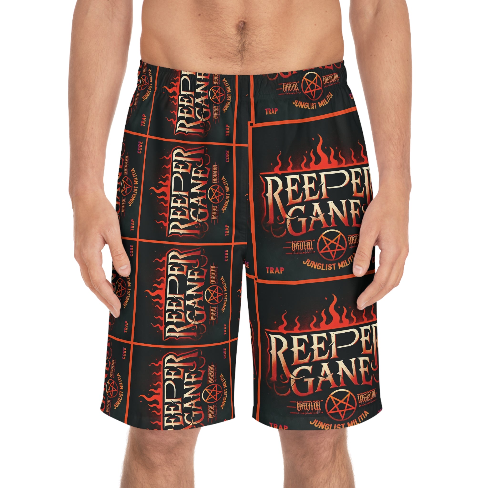 REEPER GANE Board Shorts JUNGLIST MILITIA