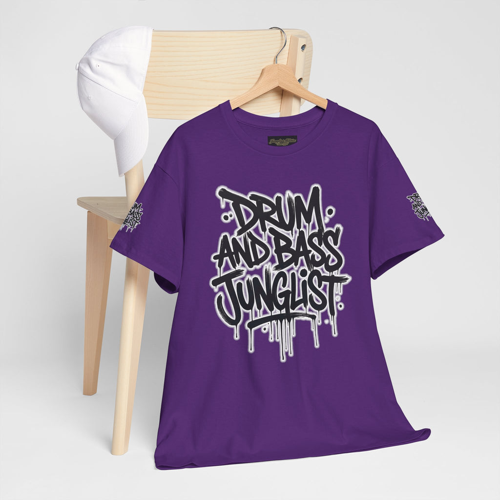Junglist Militia™ Since 1996 | Drum & Bass Junglist Graffiti Gildan Premium Cotton T-Shirt | NeuroDemonic Records Official Streetwear | 10 Colors