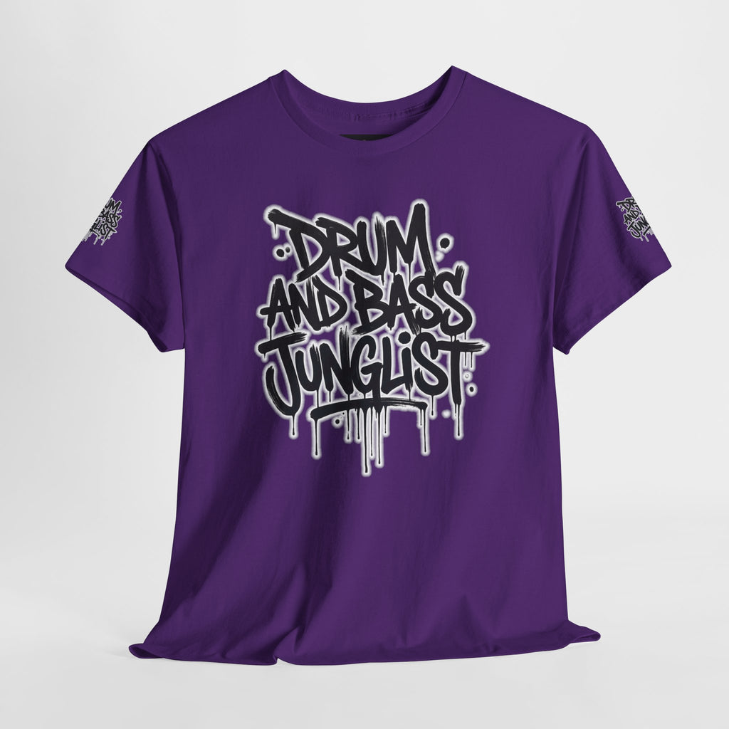 Junglist Militia™ Since 1996 | Drum & Bass Junglist Graffiti Gildan Premium Cotton T-Shirt | NeuroDemonic Records Official Streetwear | 10 Colors