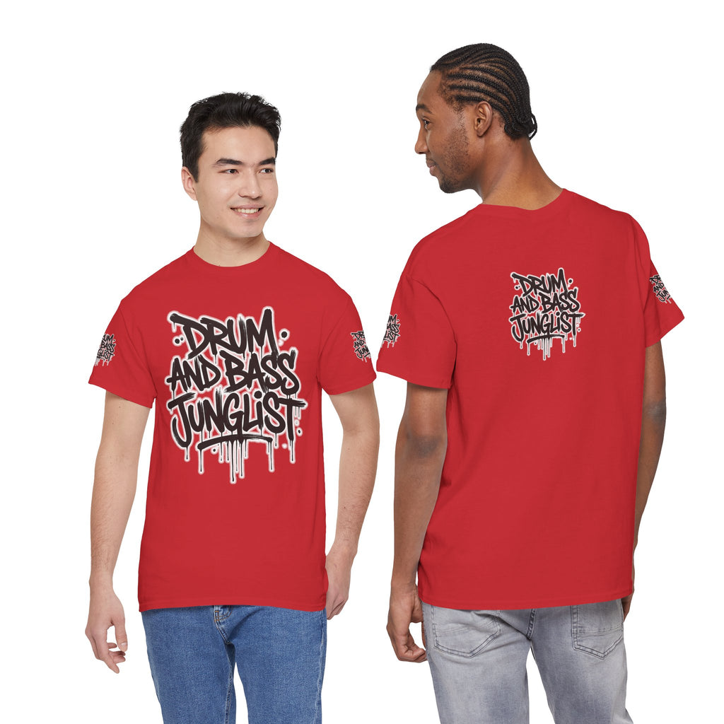 Junglist Militia™ Since 1996 | Drum & Bass Junglist Graffiti Gildan Premium Cotton T-Shirt | NeuroDemonic Records Official Streetwear | 10 Colors