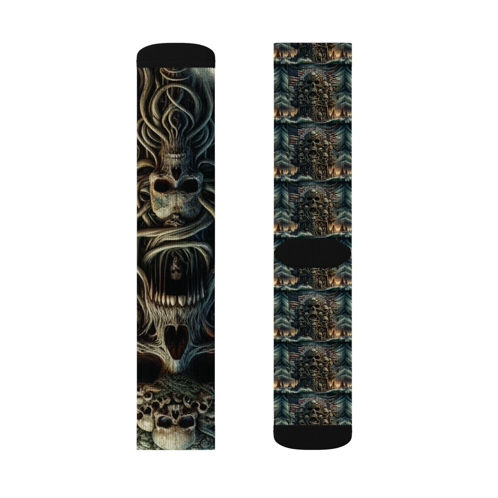 Ghosts of War Sublimation Socks- Unisex-Junglist Militia