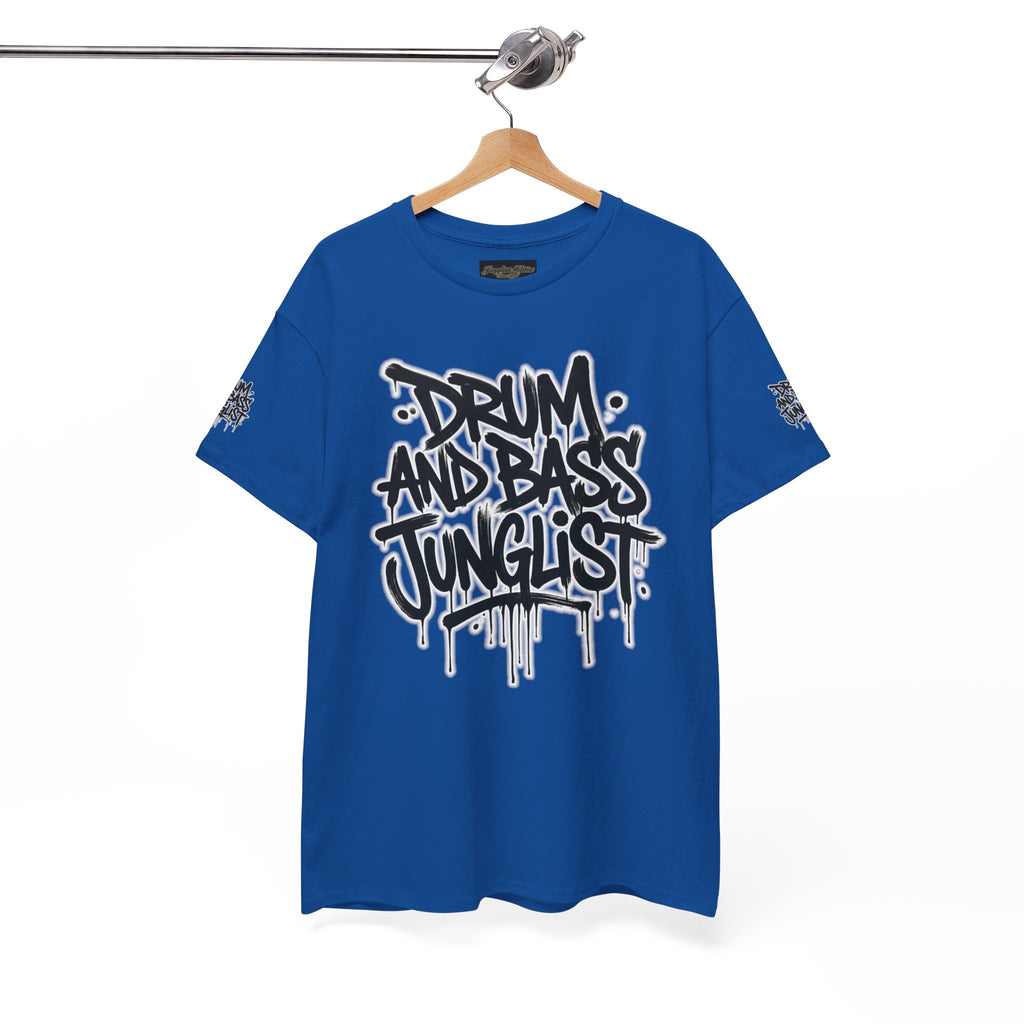 Junglist Militia™ Since 1996 | Drum & Bass Junglist Graffiti Gildan Premium Cotton T-Shirt | NeuroDemonic Records Official Streetwear | 10 Colors