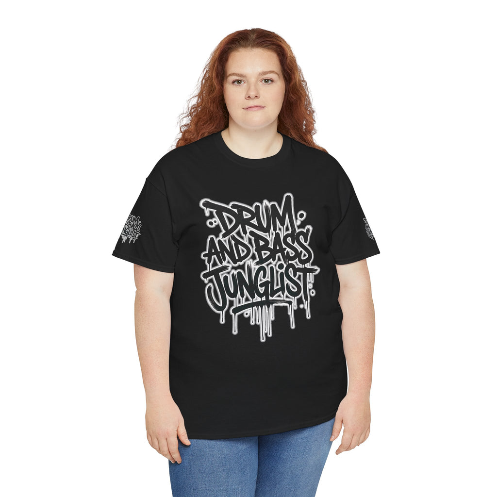 Junglist Militia™ Since 1996 | Drum & Bass Junglist Graffiti Gildan Premium Cotton T-Shirt | NeuroDemonic Records Official Streetwear | 10 Colors