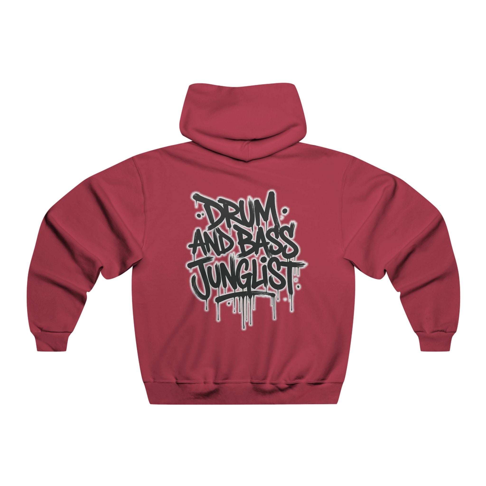 Drum and Bass Junglist™ Graffiti Heavy Blend Hoodie | Front & Back Print | NeuroDemonic® Official Streetwear | Jerseys® | 8 Colors | 8 Sizes