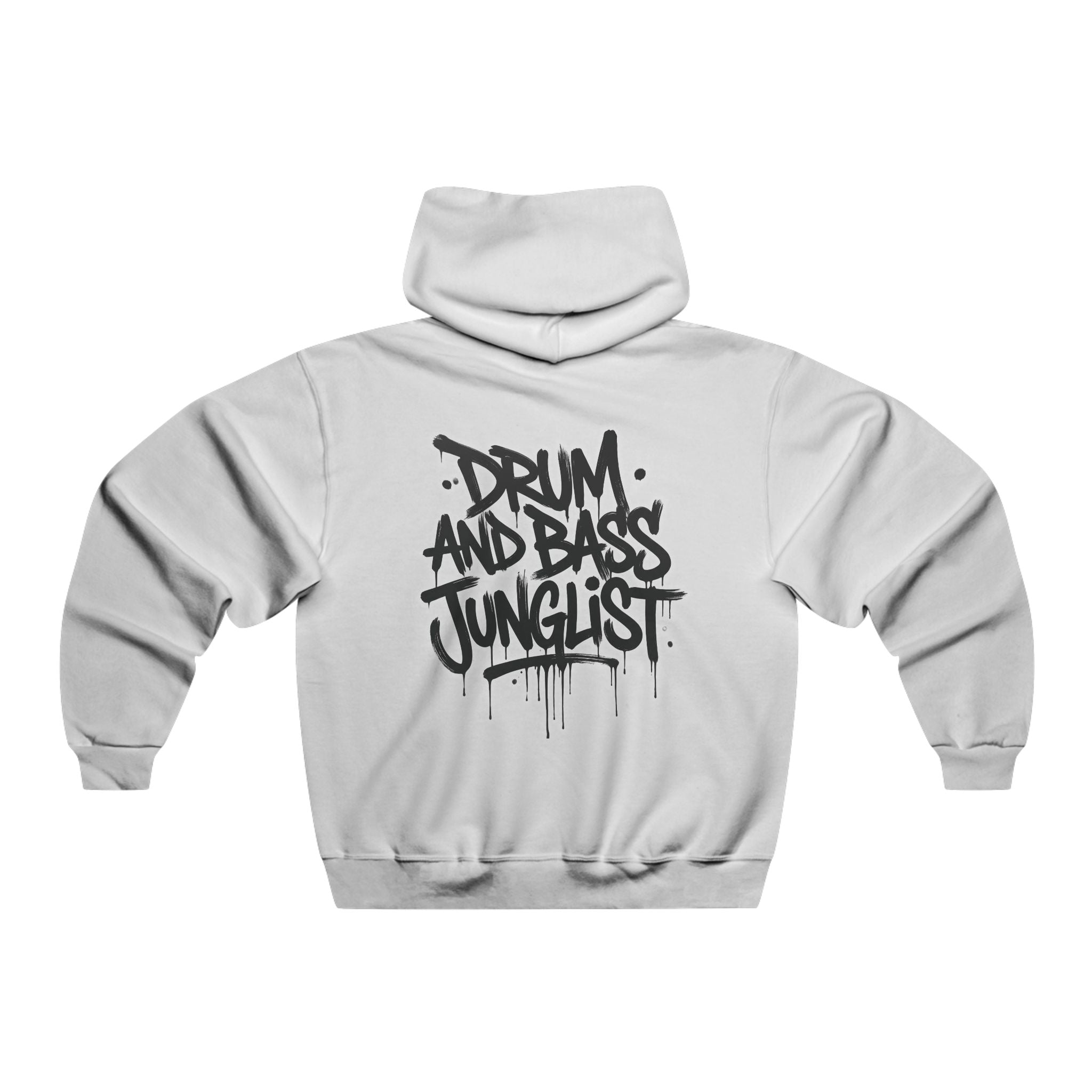 Drum and Bass Junglist™ Graffiti Heavy Blend Hoodie | Front & Back Print | NeuroDemonic® Official Streetwear | Jerseys® | 8 Colors | 8 Sizes