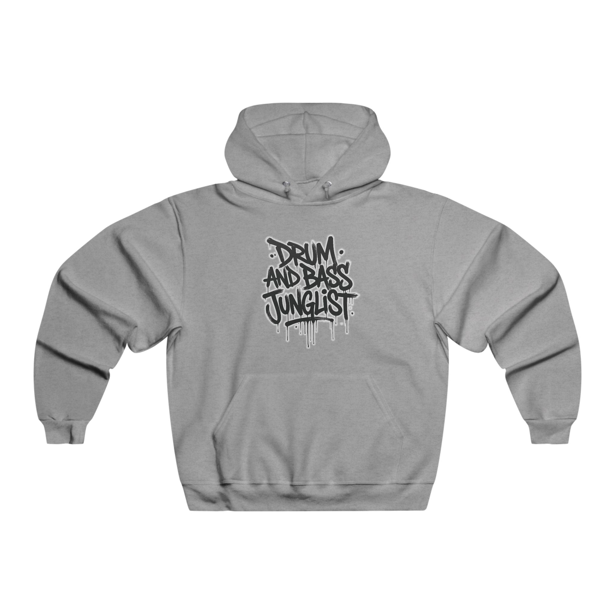 Drum and Bass Junglist™ Graffiti Heavy Blend Hoodie | Front & Back Print | NeuroDemonic® Official Streetwear | Jerseys® | 8 Colors | 8 Sizes