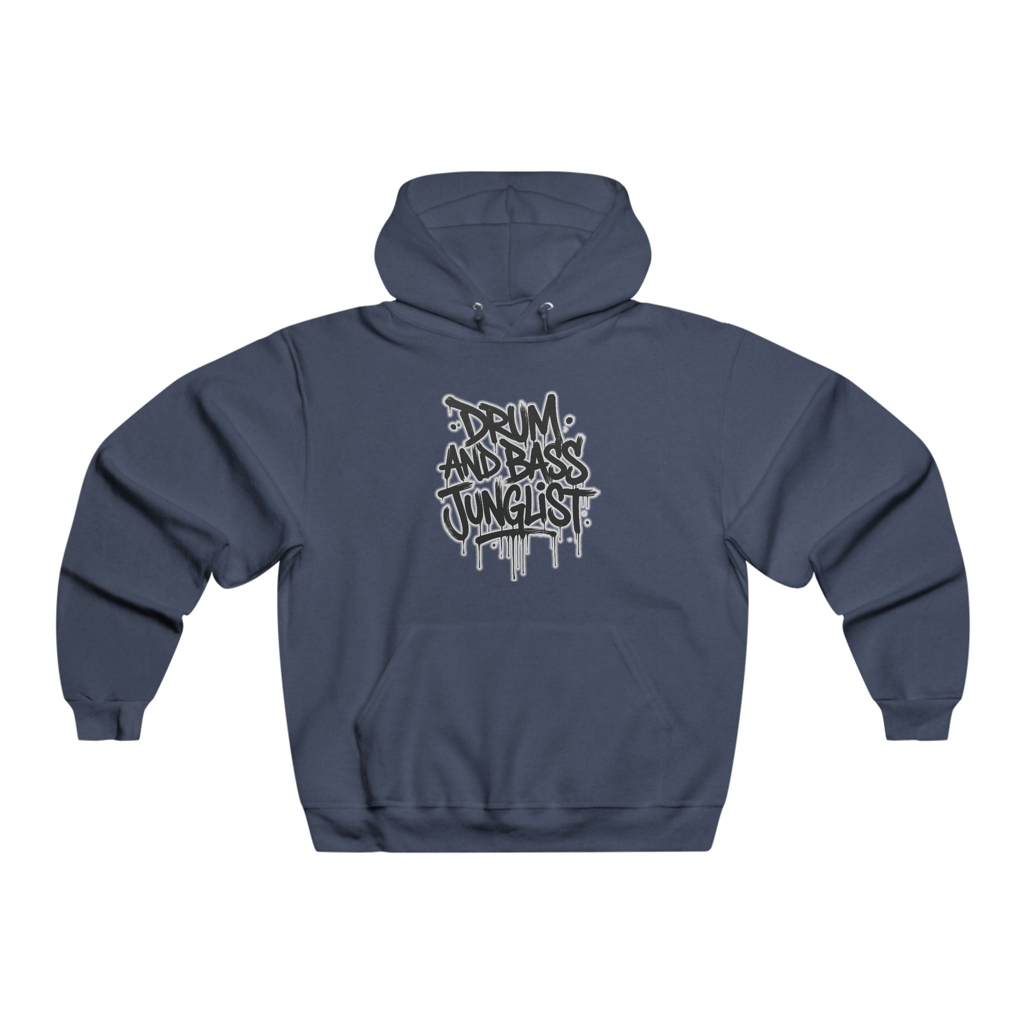 Drum and Bass Junglist™ Graffiti Heavy Blend Hoodie | Front & Back Print | NeuroDemonic® Official Streetwear | Jerseys® | 8 Colors | 8 Sizes