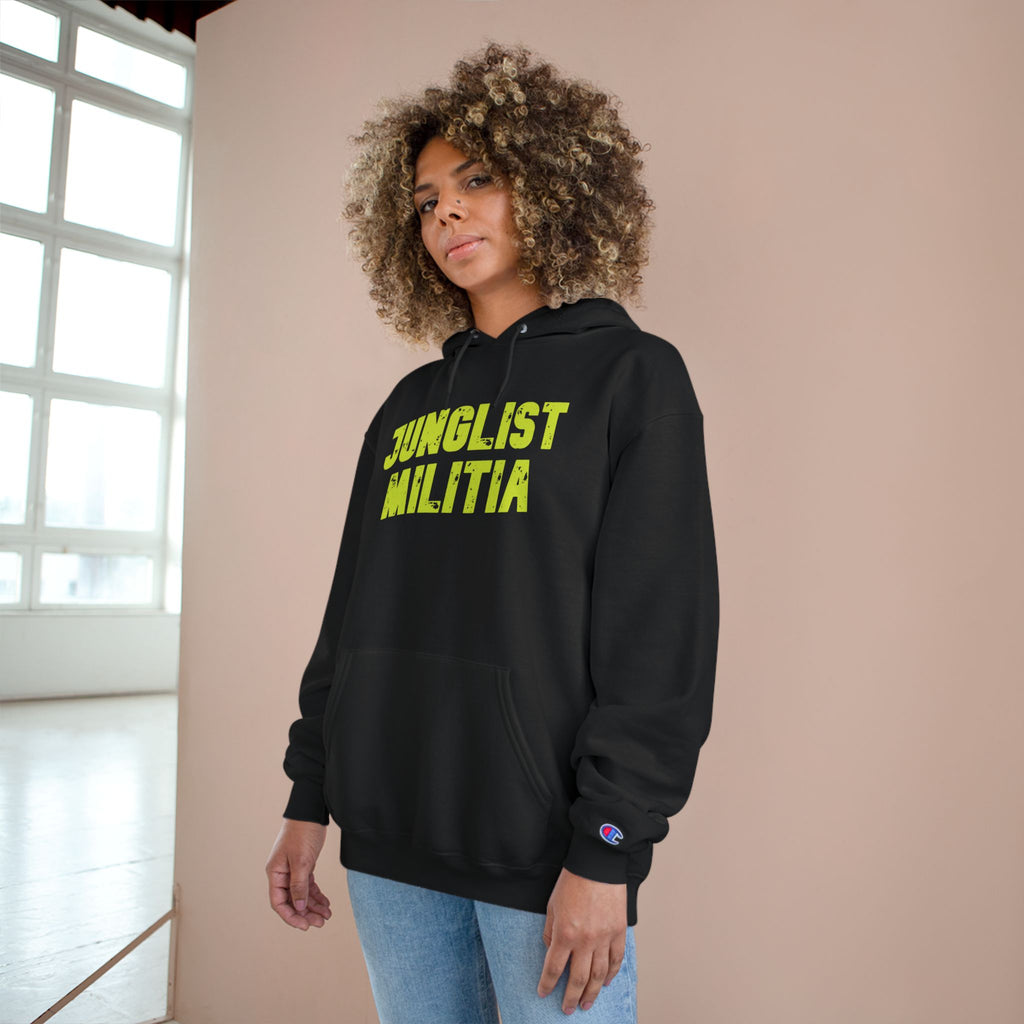 Champion Hoodie- JUNGLIST MILITIA ARMY