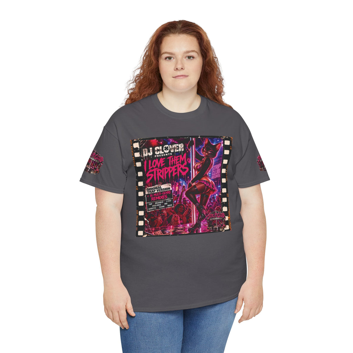 DJ Clover Presents “I Love Them Strippers” - Strip Club Records Official Album T-Shirt